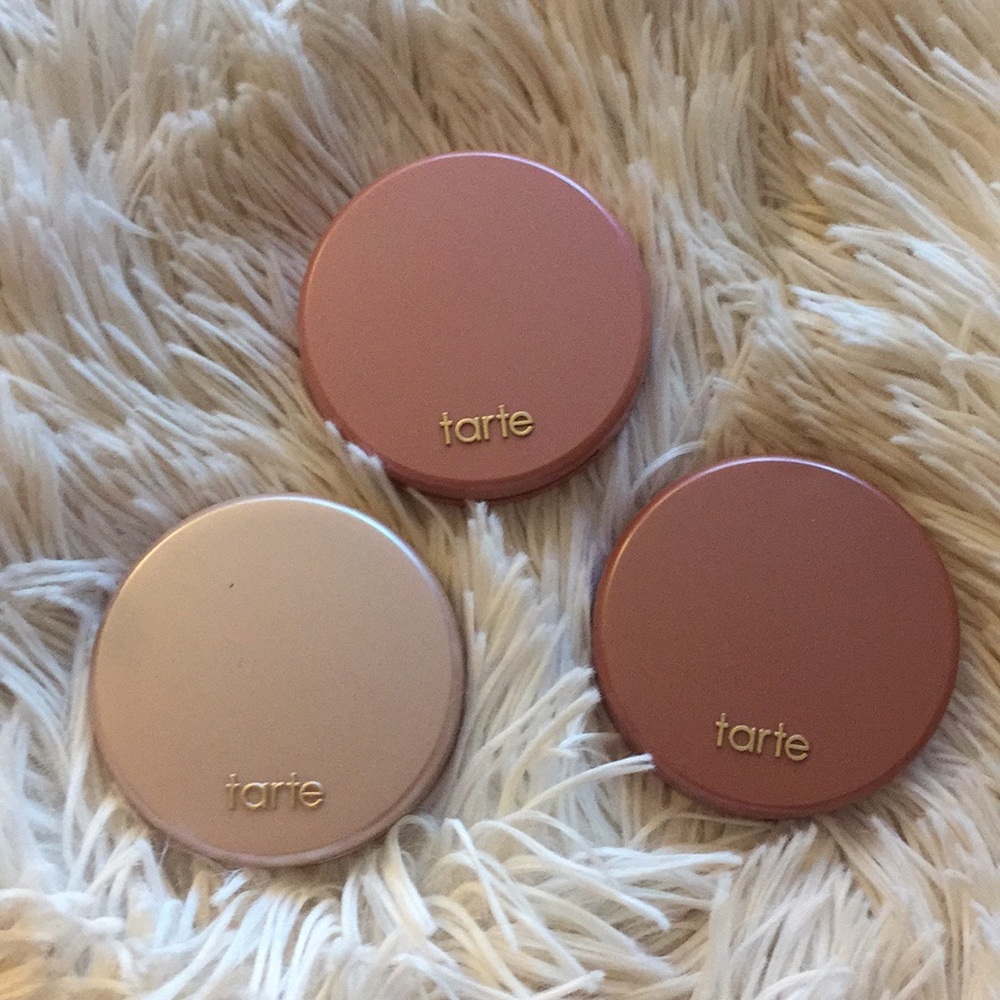3 tarte mini face powders / blush